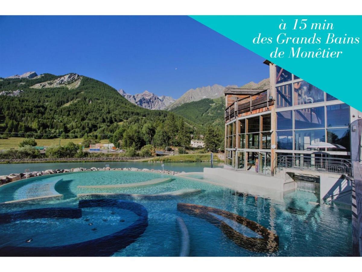 La Galleanne Studio Agreable Et Chaleureux Briançon Exteriör bild