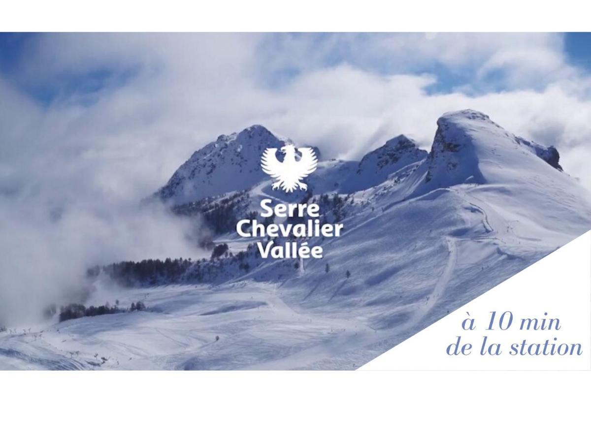La Galleanne Studio Agreable Et Chaleureux Briançon Exteriör bild