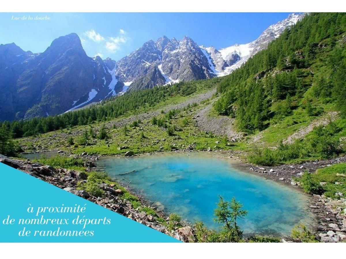 La Galleanne Studio Agreable Et Chaleureux Briançon Exteriör bild